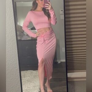 Elegant Pink Women's Skirt